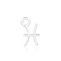 Permanent Jewellery Sterling Silver Horoscope Charm Pisces