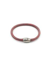Aqua Beach Recycled Plastic Bracelet Red Small