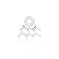 Permanent Jewellery Sterling Silver Horoscope Charm Aquarius