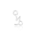 Permanent Jewellery Sterling Silver Horoscope Charm Capricorn