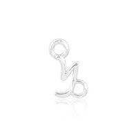 Permanent Jewellery Sterling Silver Horoscope Charm Capricorn