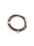 Aqua Beach Sustainable Cork Bracelet Chestnut XL