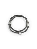 Aqua Beach Sustainable Cork Bracelet Grey Small