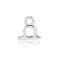Permanent Jewellery Sterling Silver Horoscope Charm Libra