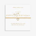 Joma Jewellery A Little Happy 40th Birthday Gold Plated Bracelet