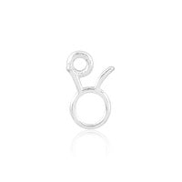 Permanent Jewellery Sterling Silver Horoscope Charm Taurus