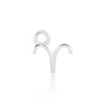Permanent Jewellery Sterling Silver Horoscope Charm Aries