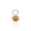 Permanent Jewellery Sterling Silver Birthstone Charm November