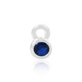 Permanent Jewellery Sterling Silver Birthstone Charm September