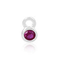 Permanent Jewellery Sterling Silver Birthstone Charm July