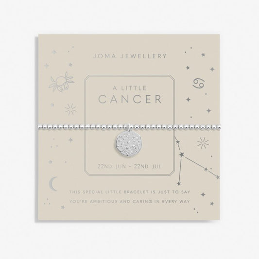 Joma Jewellery Star Sign A Little Cancer Silver Plated Bracelet