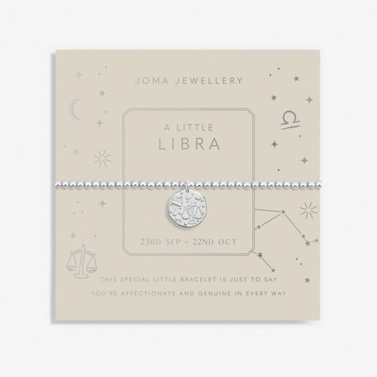 Joma Jewellery Star Sign A Little Libra Silver Plated Bracelet
