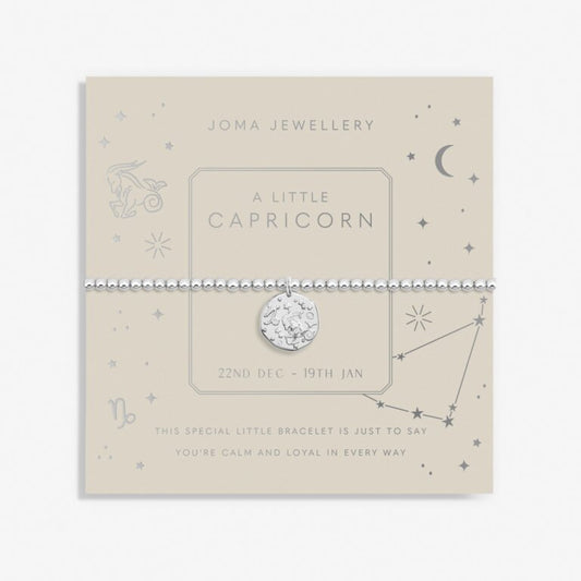 Joma Jewellery Star Sign A Little Capricorn Silver Plated Bracelet