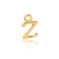 Permanent Jewellery 14ct Gold Vermeil Sterling Silver Initial Charm Z