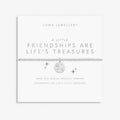 Joma Jewellery A Little Friendships Are Lifes Treasures Silver Plated Bracelet