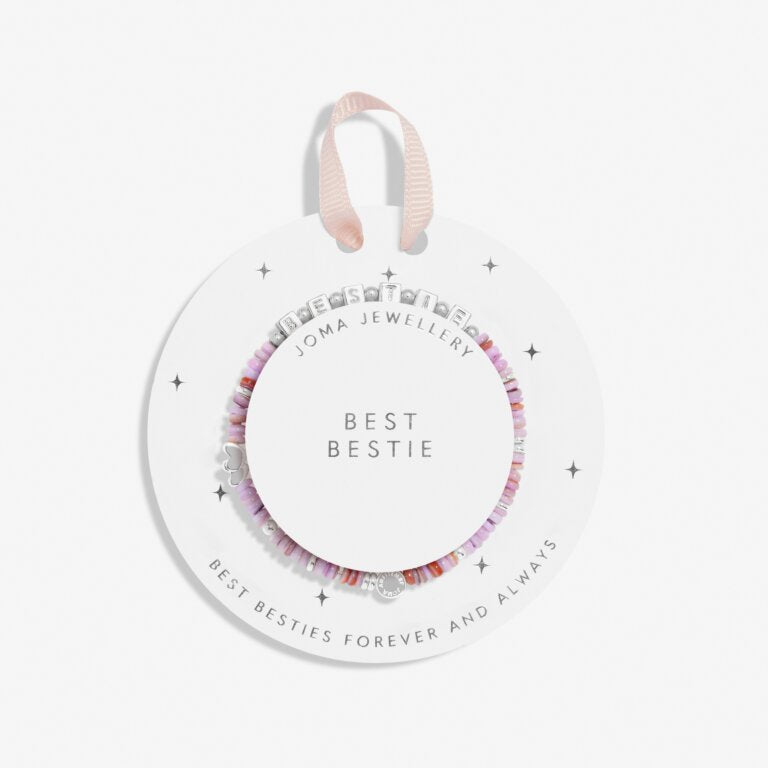 Joma Jewellery Children's Happy Little Moments Best Bestie Silver Plated Bracelet
