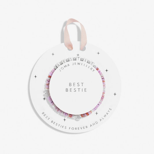 Joma Jewellery Children's Happy Little Moments Best Bestie Silver Plated Bracelet