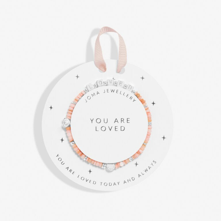 Joma Jewellery Children's Happy Little Moments You Are Loved Silver Plated Bracelet