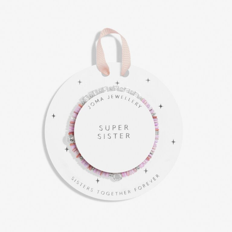 Joma Jewellery Children's Happy Little Moments Super Sister Silver Plated Bracelet