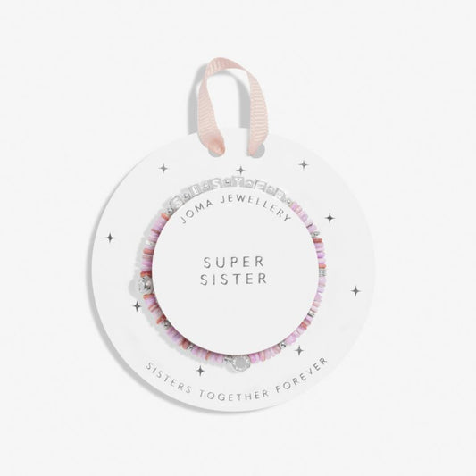 Joma Jewellery Children's Happy Little Moments Super Sister Silver Plated Bracelet