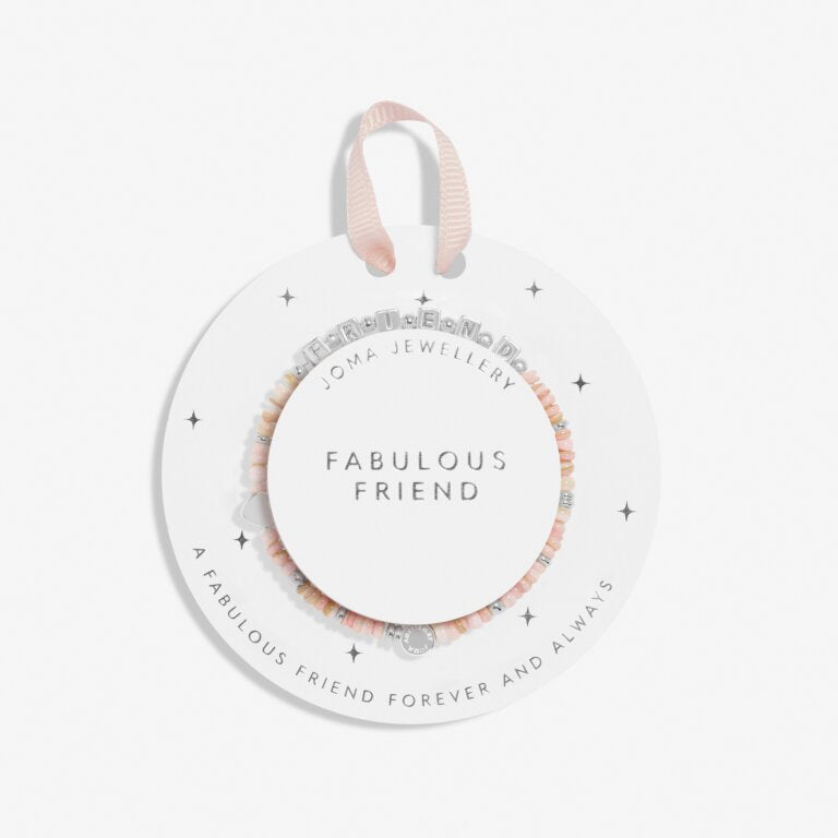Joma Jewellery Children's Happy Little Moments Fabulous Friend Silver Plated Bracelet