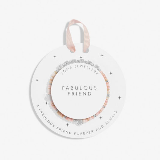 Joma Jewellery Children's Happy Little Moments Fabulous Friend Silver Plated Bracelet