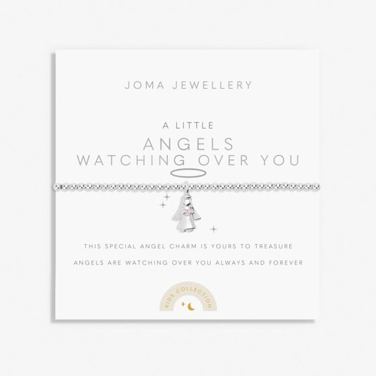 Joma Jewellery Children's A Little Angels Watching Over You Silver Plated Bracelet