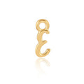 Permanent Jewellery 14ct Gold Vermeil Sterling Silver Initial Charm E