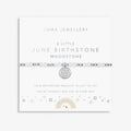 Joma Jewellery Children's Birthstone A Little June Silver Plated Bracelet