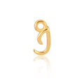 Permanent Jewellery 14ct Gold Vermeil Sterling Silver Initial Charm I