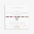 Joma Jewellery Children's Birthstone A Little October Silver Plated Bracelet