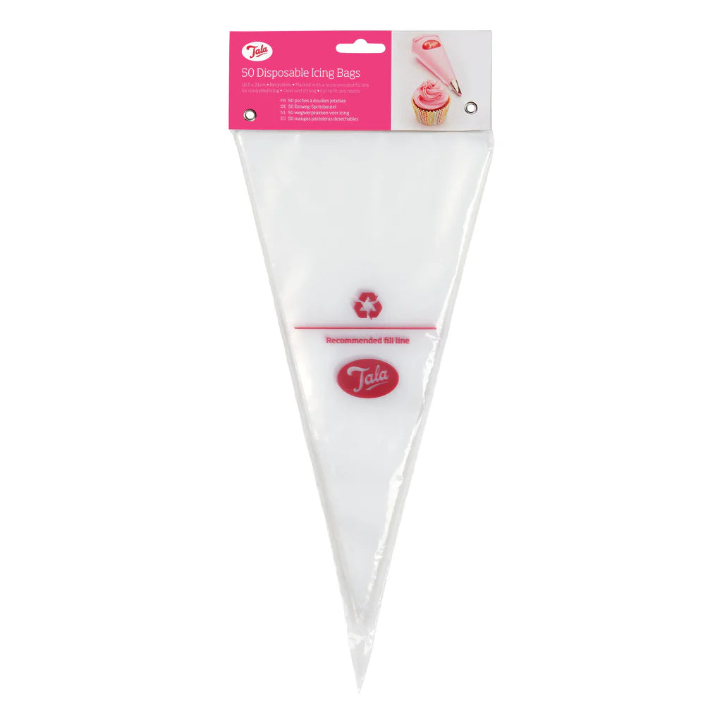 Tala Icing Bag Disposable Recyclable pk 50 16.5cm X 31cm