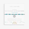 Joma Jewellery Children's Birthstone A Little December Silver Plated Bracelet