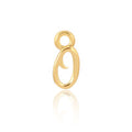 Permanent Jewellery 14ct Gold Vermeil Sterling Silver Initial Charm O