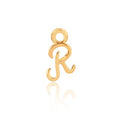 Permanent Jewellery 14ct Gold Vermeil Sterling Silver Initial Charm R