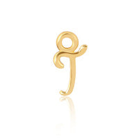 Permanent Jewellery 14ct Gold Vermeil Sterling Silver Initial Charm T