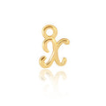 Permanent Jewellery 14ct Gold Vermeil Sterling Silver Initial Charm X