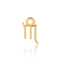 Permanent Jewellery 14ct Gold Vermeil Sterling Silver Horoscope Charm Scorpio