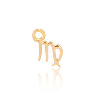 Permanent Jewellery 14ct Gold Vermeil Sterling Silver Horoscope Charm Virgo
