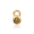 Permanent Jewellery 14ct Gold Vermeil Sterling Silver Birthstone Charm November
