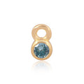 Permanent Jewellery 14ct Gold Vermeil Sterling Silver Birthstone Charm March