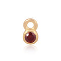 Permanent Jewellery 14ct Gold Vermeil Sterling Silver Birthstone Charm January