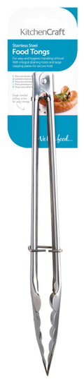KitchenCraft Food Tongs Stainless Steel 40cm