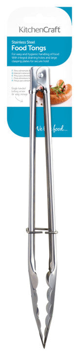 KitchenCraft Food Tongs Stainless Steel 40cm