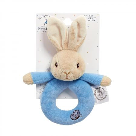 Rainbow Designs Peter Rabbit Plush Ring Rattles
