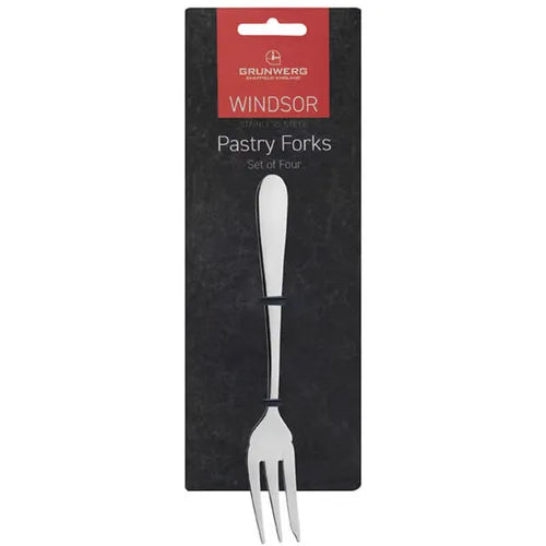 Grunwerg Windsor Set Of 4 Pastry Forks