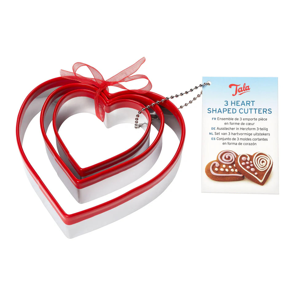 Tala Cookie Cutters Heart Set of 3