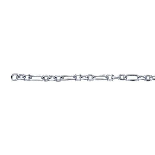Permanent Jewellery Anklet 27cm Short Cable Chain Silver
