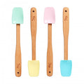 Tala Silicone Mini Spatula With Wooden Handle: Blue