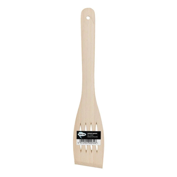 Chef Aid Wooden Slotted Spatula